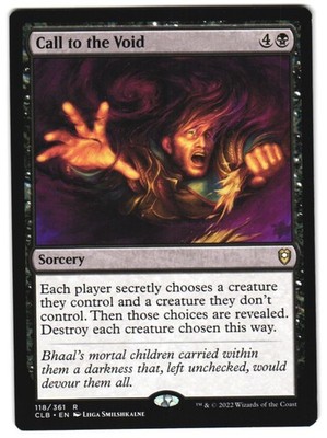 Call to the Void 118 Commander Legends: Battle for Baldur's Gate NM MTG