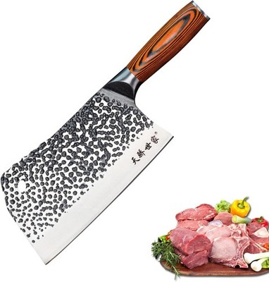 Präzises Chinesisches Messer mit V-förmiger Schneide, ideal zum Hacken