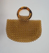 Transparent Beaded Acrylic Handbag Evening Purse Wedding