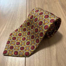 Hermes HERMES Silk Tie, All-Over Pattern, 7658TA, 80ss, R531