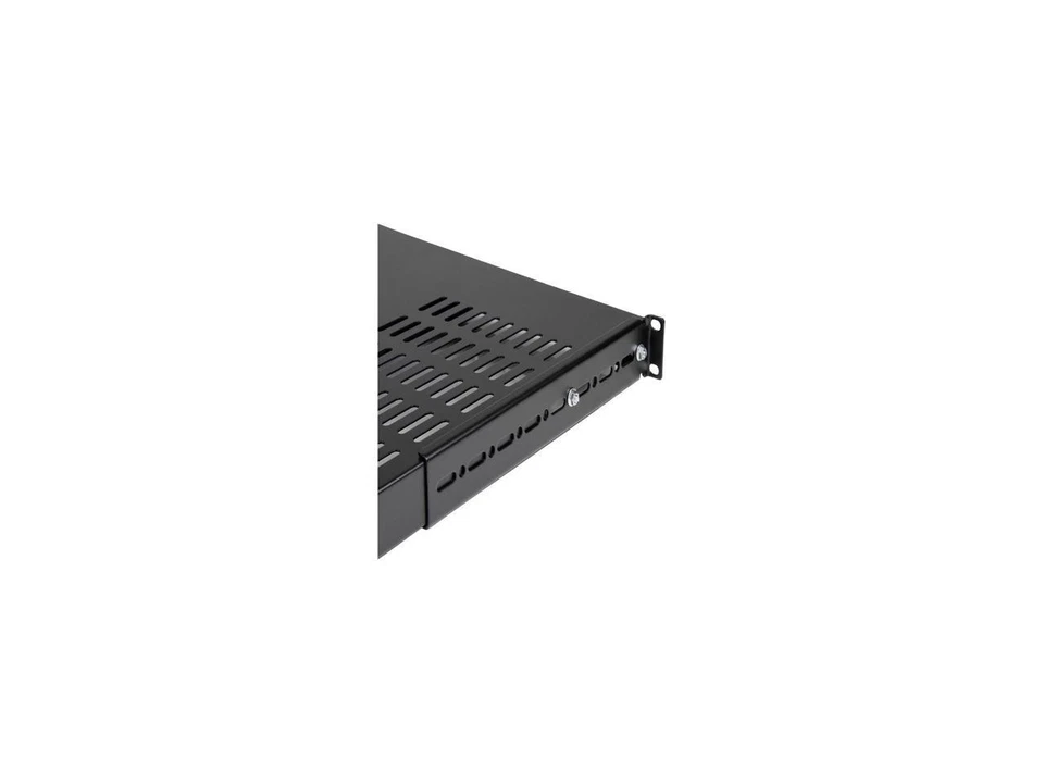 StarTech.com 1U 19in Adjustable Vented Rack Mount Shelf - Heavy Duty Fixed - Image 2 of 3