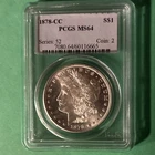 1878 Carson City Morgan Dollar $1 PCGS MS64 Silver Coin Uncirculated