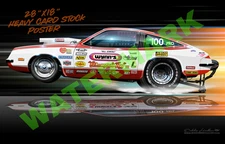Bill "Grumpy" Jenkins Grumpy's Toy Pro Stock Monza LIT Poster-Banner Print-029