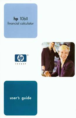 HP-10BII User's Guide Manual, Excellent (No Calculator) | eBay