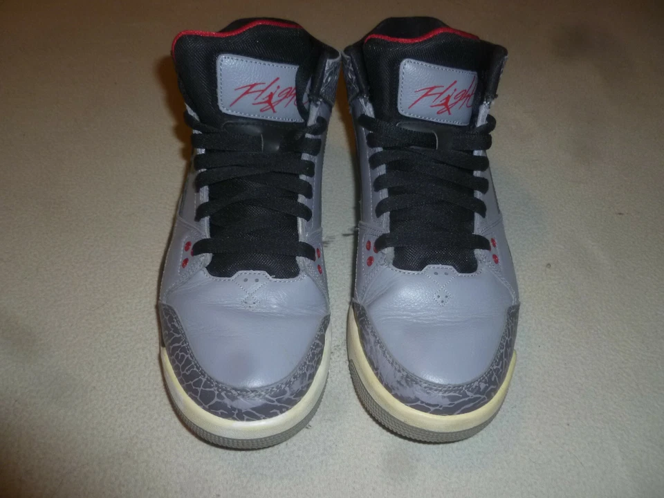  ZAPATOS NIKE AIR JORDAN FLIGHT ORIGIN 599593-008 VINTAGE TALLA 9.5 GRIS NEGRO NBA  Foto 2 de 4