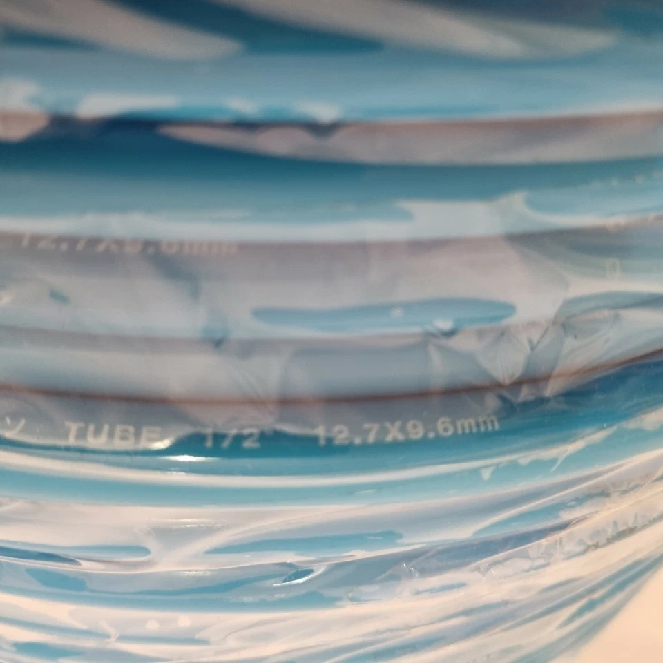 Polyurethane Pneumatic PU Tube Tubing 12.7mm x9.6mm 100 Metre Blue Flexible Hose - Image 3 of 4