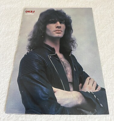 new music MOVEMENT 1980 ポスター　カレンダー ACCEPT 1983 HERMAN FRANK Clipping Poster Swedish Music magazine
