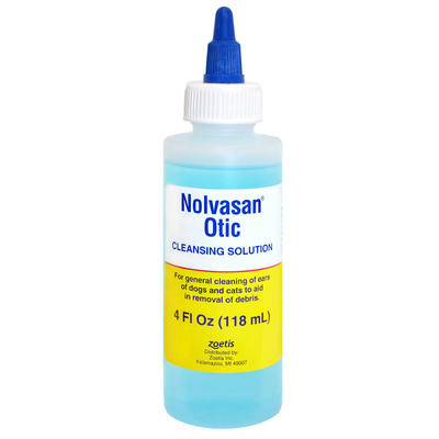 Zoetis Nolvasan Otic Cleansing Solution for Dogs & Cats - 4 oz.
