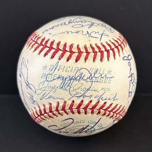 1973 Oakland A’s World Series Champs Team Signed Ball 26 Players PSA Letter COA - Picture 7 of 14