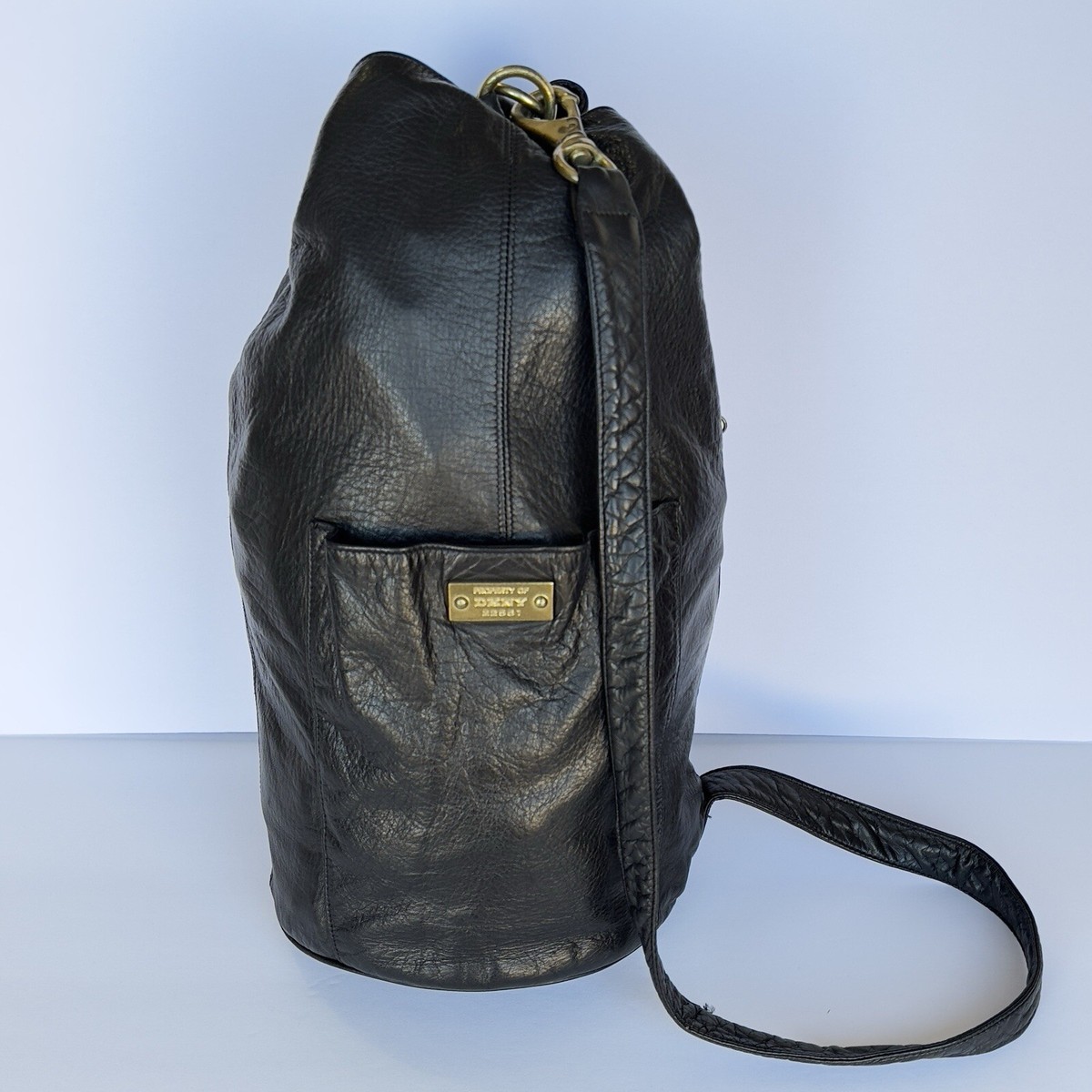 Donna Karan New York Leather Backpack DKNY Small Nylon Backpack ? Donna Karan New York $300 | eBay main image 2