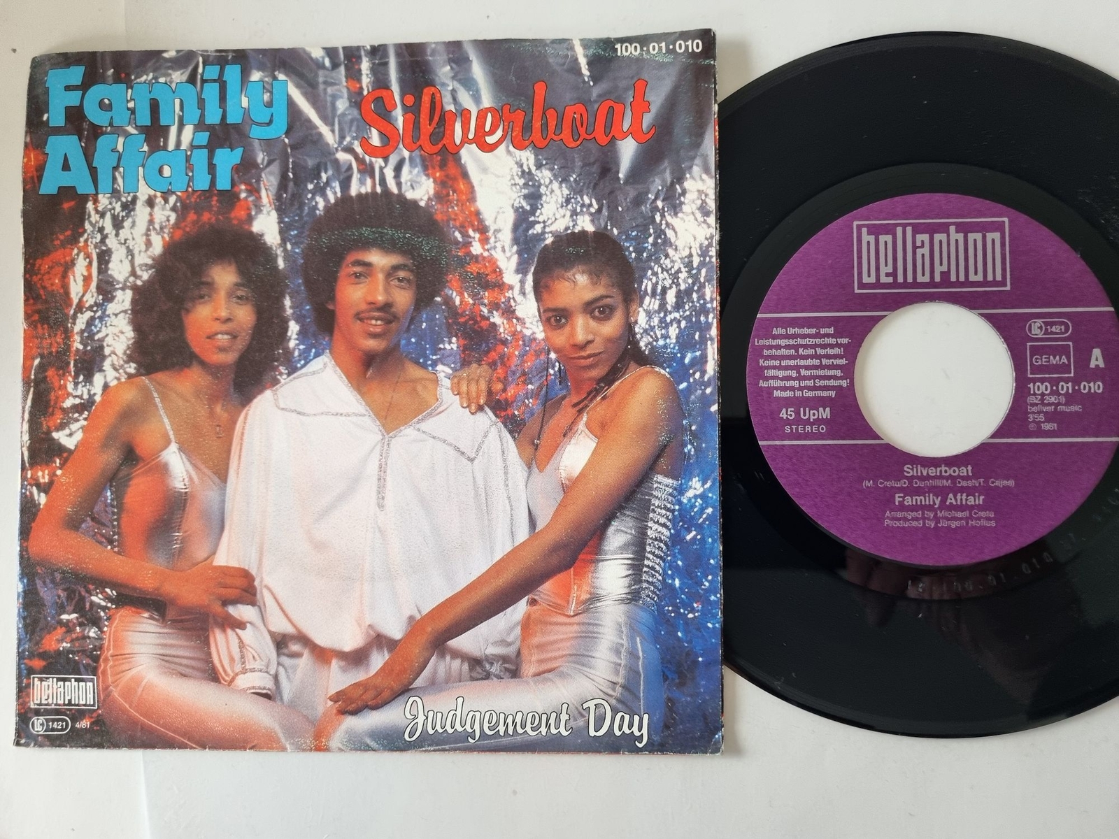 Family Affair - Silverboat 7'' Vinyl Germany