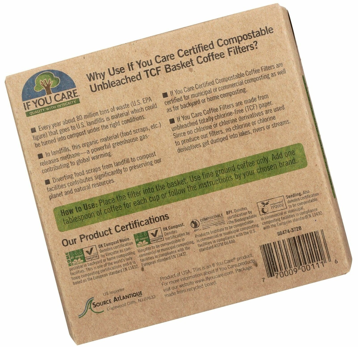 If You Care Unbleached Basket Coffee Filters, 8 Inch, 100 Count - Eco-Friendly Paper Filters For Drip Coffee Makers - View #4