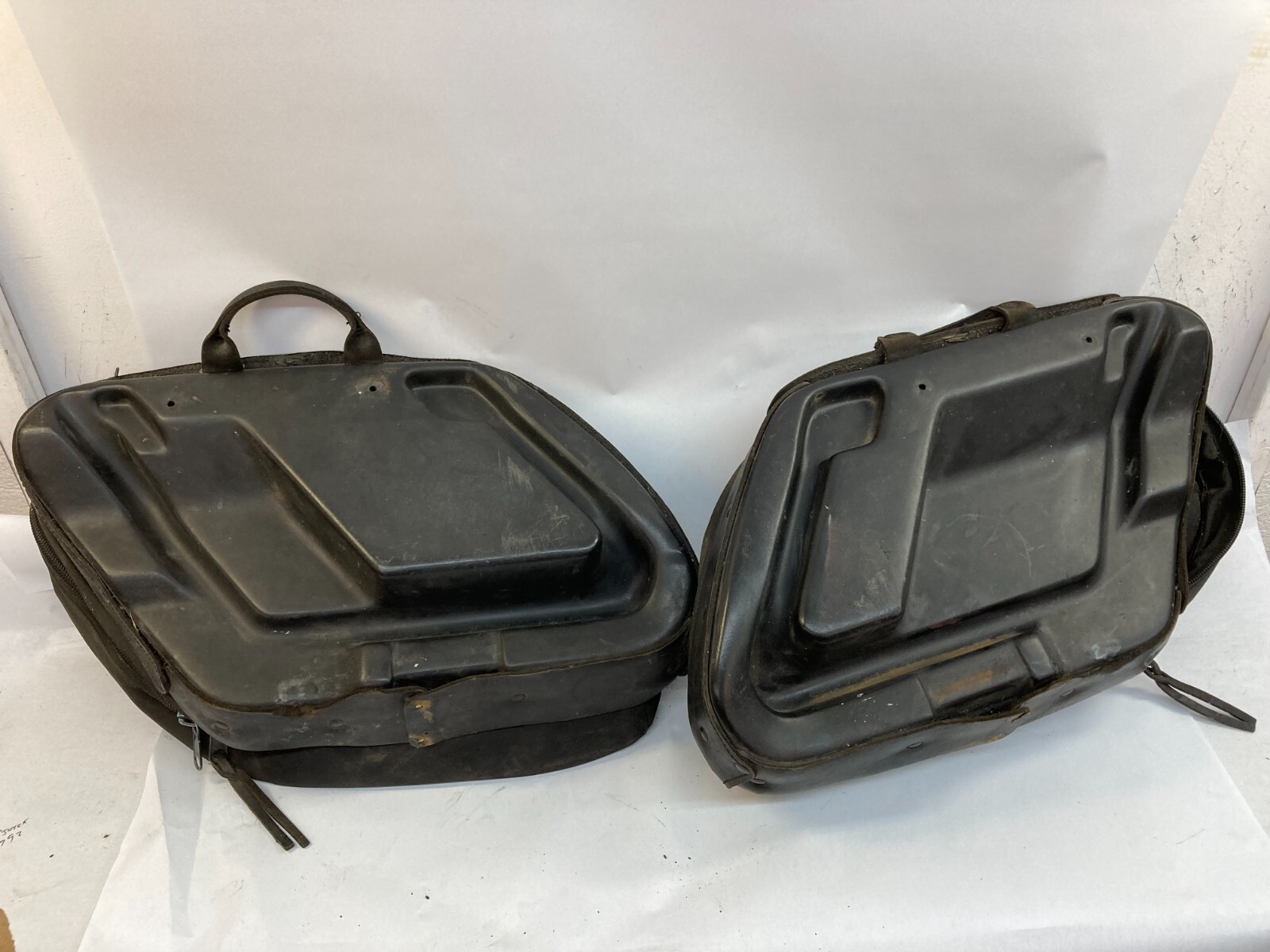 Harley Dyna convertible FXDS FXDC nylon leather saddlebags bags look eBay