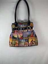 Retro Vintage Bueno Purse Large Kiss Lock Excellent Condition