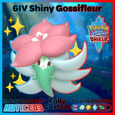 GOSSIFLEUR ✨ Ultra SHINY 6IV ✨ Pokemon SWORD and SHIELD lv1 +Free MasterBall