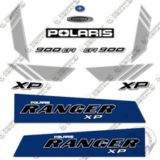Fits Polaris Ranger 900 EFI XP Decal Kit UTV - BLUE (2013) 7 YEAR 3M VINYL!