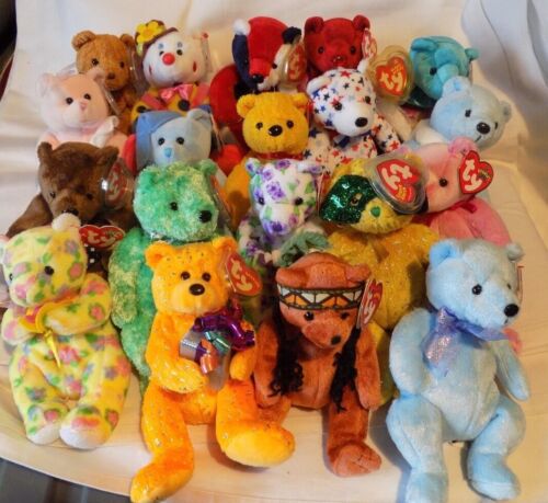 TY  BEANIE -BEARS  ONLY - Buy as many as you want - 1 POSTAGE PRICE ! - Afbeelding 1 van 32