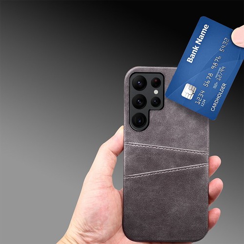 For Samsung S24 Ultra S23 S22 S21 FE A54 Leather Card Slot ShockProof Case Cover - Picture 18 of 19
