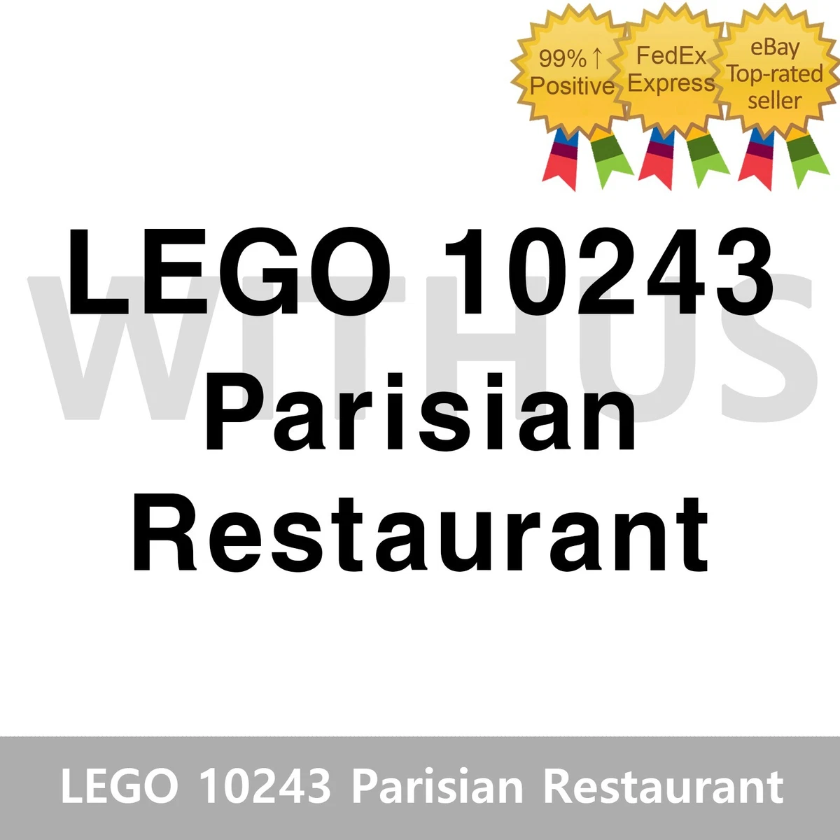 Ebay lego parisian restaurant cheap