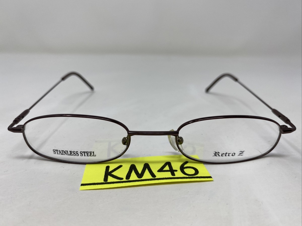 Retro Z RETRO#4 BROWN 48-20-135 Brown Metal Full Rim Retro Z RETRO#4 BROWN 48-20-135 Brown Metal Full Rim