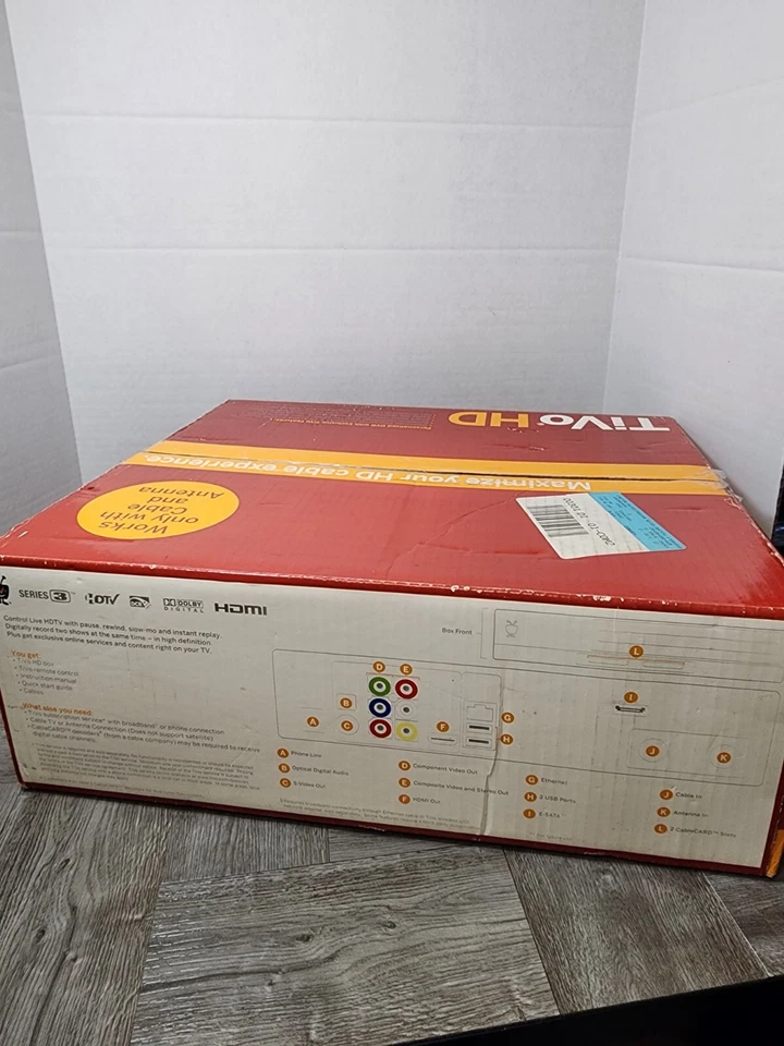 TiVo Series3 20 Hour HD Digital Video Recorder TCD652160 2-Channel DVR NEW - Image 4 of 4