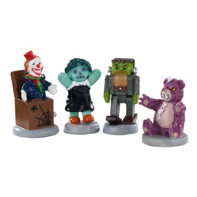 Lemax 2020 Terrible Toys Spooky Town 02910 Frankenstein Teddy Zombie Jack Friend