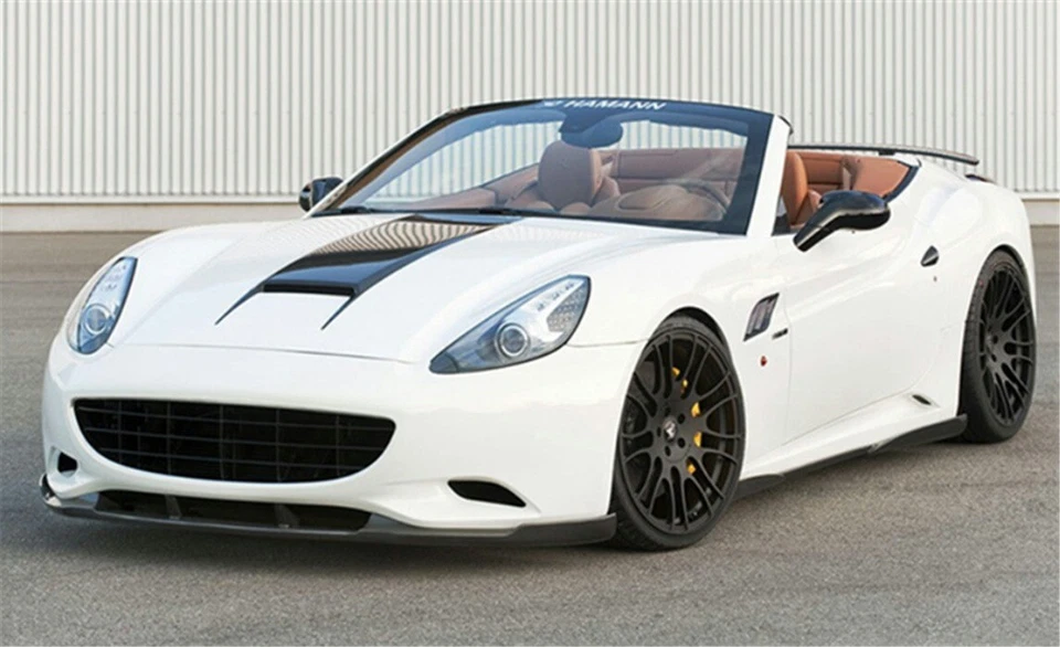 CARBON FIBER FRONT BUMPER SPLITTER DIFFUSER LIP FITS FOR FERRARI CALIFORNIA  - Image 4 of 4