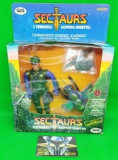 Serie SECTAURS, COMMANDER WASPAX e WINGID, 1984 by COLECO, box Ita GIG NEW MISB.