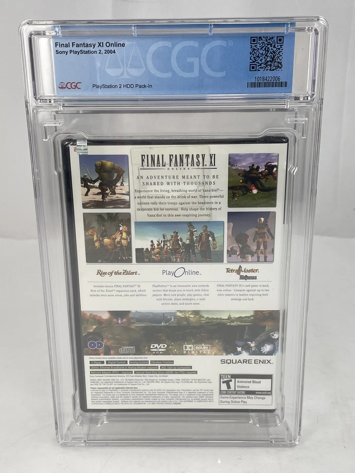 Final Fantasy XI Online PlayStation 2 PS2 SEALED CGC 9.6 Graded Not VGA WATA - Image 2 of 4