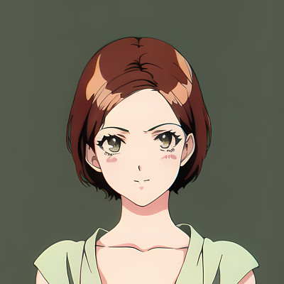 Anime Girls Novel Ai Women Face Portrait Redhead  Gaming Mat Desk 10460