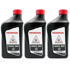 Genuine OEM Honda 08207-10W30 SAE 10W-30 Motor Oil - 3 PACK