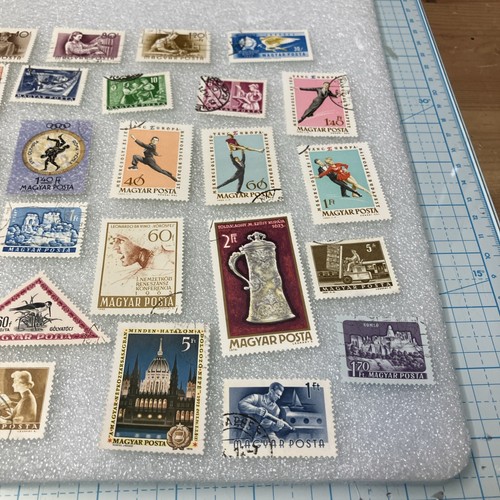 30 USED Mixed Magyar/Hungary Stamps, 1960's-1970's- NICE- Sports/Jobs etc. DEAL! - Picture 5 of 18
