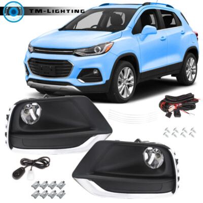 Fog Lights Lamps w/Switch kits For 2017-2021 Chevrolet Trax Left&Right Side