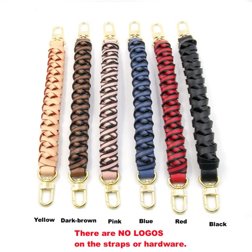 Real Leather Braided Handle Strap Purse Handbag Weaving Strap fit for NEONOE Bag - Imagen 10 de 10