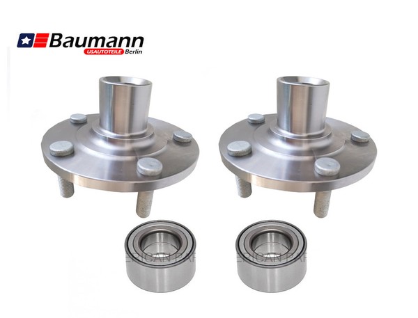 2 Radnaben + 2 Radlager Vorne Links + Rechts Dodge Caliber 2007 - 2012-image