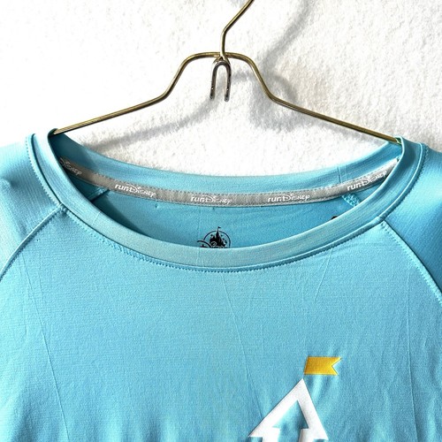 Run Disney Parks Shirt Womens XL Blue Long Sleeve Checklist Every Mile Is Magic - Picture 4 of 12