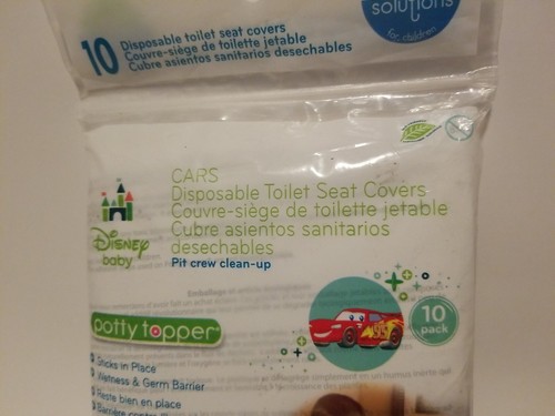 Disney Baby Pixar Cars Disposable Toilet Seat Covers 10-Pack Child Potty Topper - Picture 3 of 11