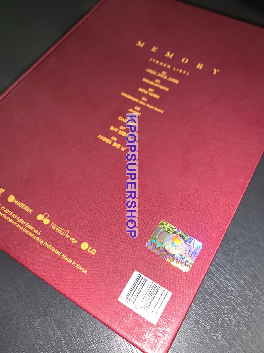Mamamoo 4th Mini Album Memory Autographed Signed CD Great Hwasa