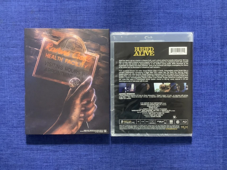 Buried Alive Limited Edition Slipcover Blu-ray 1990 Vinegar Syndrome New Sealed - Image 3 of 4