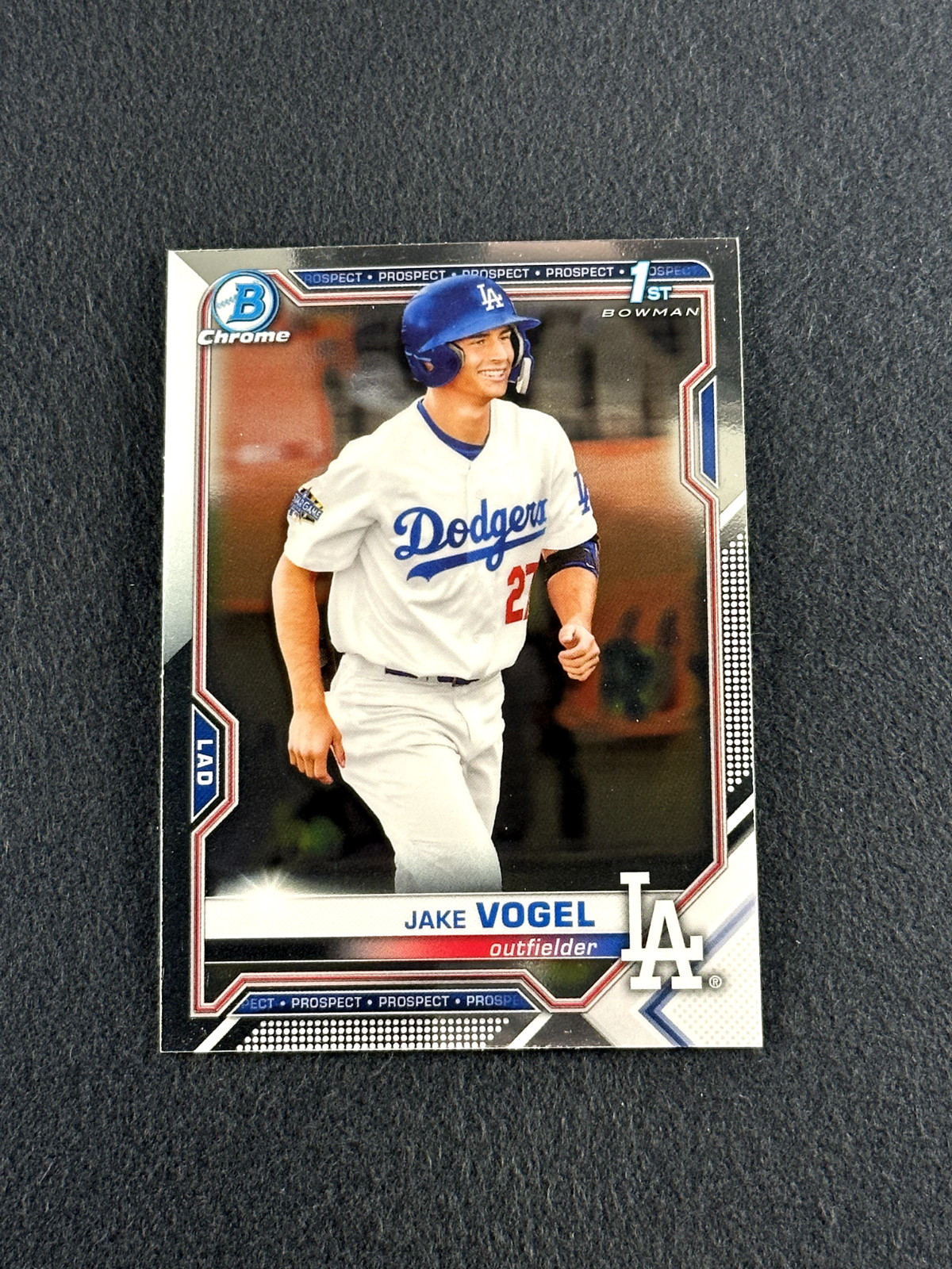 2021 Bowman Chrome Prospect JAKE VOGEL 1st Bowman #BCP-59 Los Angeles Dodgers