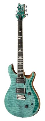 PRS Guitars 6 String SE Custom 24 Quilt Electric Guitar Turqu From
