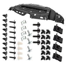 Front Lower Engine Splash Shield Guard Cover & 50X Clips Screws Kit For Toyota