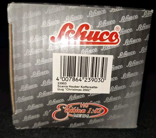 Schuco Edition 1:87 Scania T124L Koffersattelzug "Christmas 2002" - Foto 5 di 7
