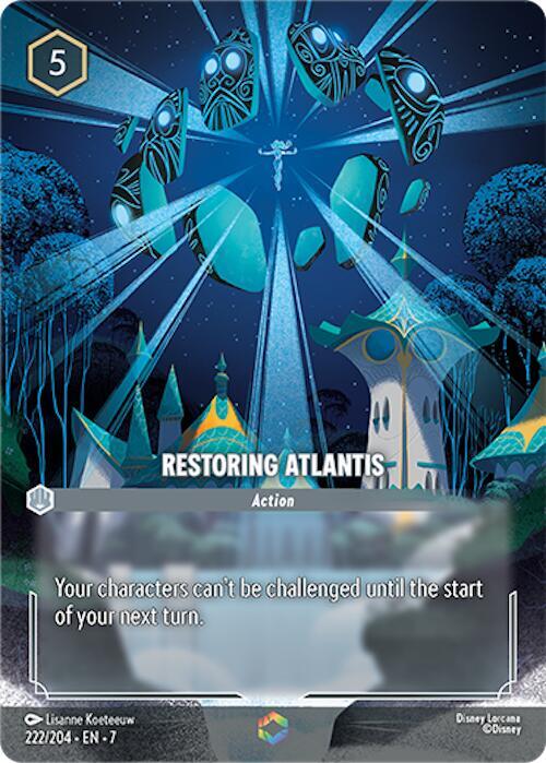 Restoring Atlantis (Enchanted) 222/204 Archazia's Island Holo for