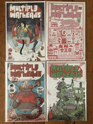 Brandon Graham Multiple Warheads: Alphabet Too Infinity #1 2 3 4 FULL RUN VF+/-
