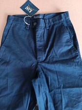 KARL KANI BLUE CHINO Trousers Pants Size 30/31 New Tags