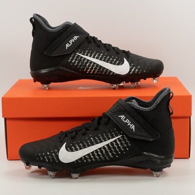 Nike Alpha Menace Pro 2.0 Black CK4277-001 Football Cleats  display picture 2