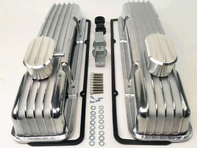 Snapklik.co : Aluinu Valve Cover Breather PCV Cobo Kit Finned Oval - View #11