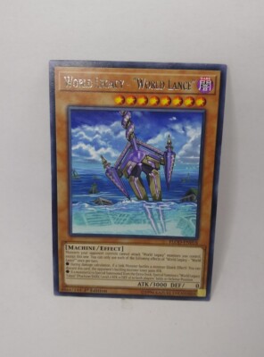 YU-GI-OH! World Legacy-''World Lance''. FLOD-EN018. 1st Edition Rare Card. TCG
