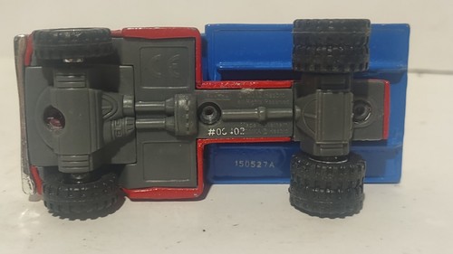 2012 Hasbro/Tonka Blue & Red/White Pickup & Dump Truck, 1/65 Scale, Used - Picture 10 of 11